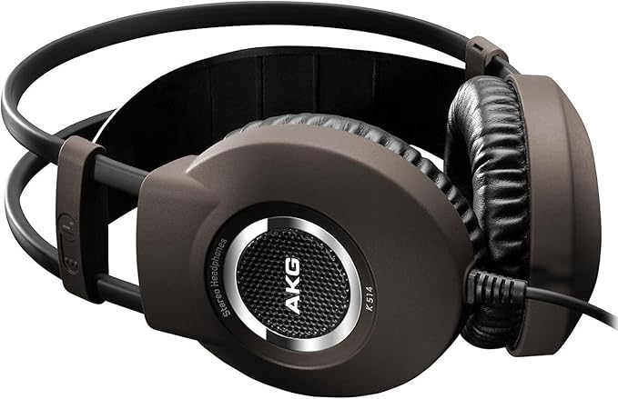 akg 爱科技 k514 半开放式监听头戴耳机 棕色(德国hifitest杂志性价比